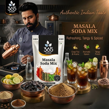 Masala Soda Mix | Refreshing Tangy Fizzy Drink Seasoning | Vegan | No Artificial Colours | No MSG | 365 Spicery