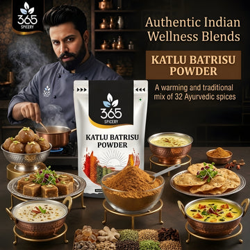 Katlu Batrisu Powder | Traditional Ayurvedic Post-Natal Spice Mix | Natural Ingredients | Premium Quality | 365 Spicery