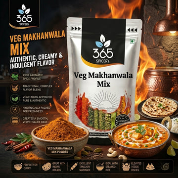 Veg Makhanwala Mix | Rich Tomato Butter Gravy Blend | Natural Ingredients | No MSG | Made in India | 365 Spicery