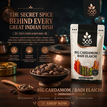 Big Cardamom | Premium Badi Elaichi | Natural Ingredients | No Artificial Colours | Essential Masala | 365 Spicery