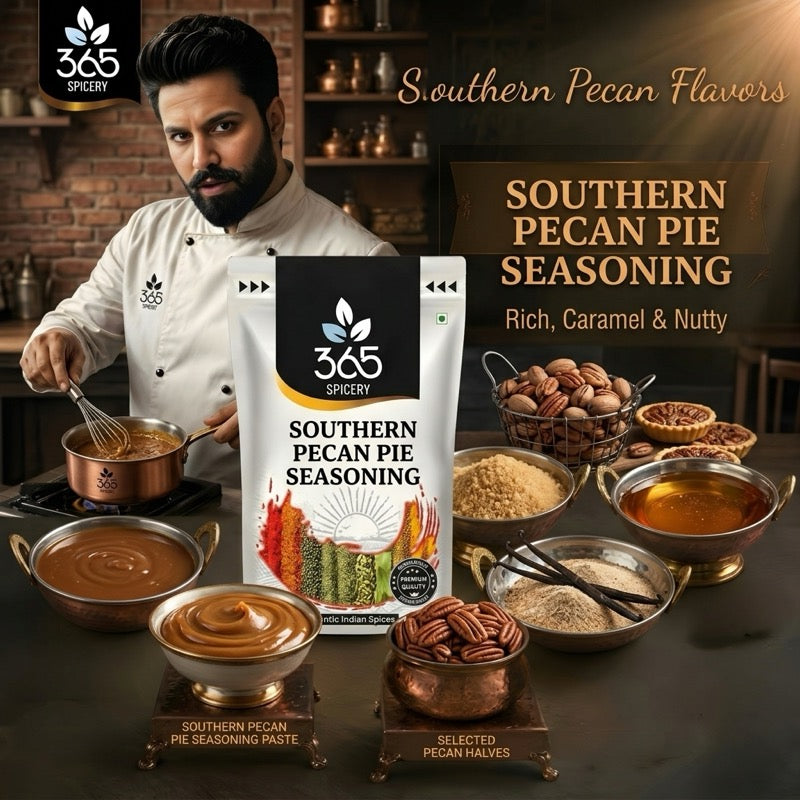 SOUTHERN PECAN PIE SEASONING | Gourmet Dessert Spice | Natural Ingredients | No MSG | Vegan | 365 Spicery