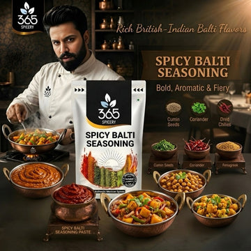 SPICY BALTI SEASONING | Bold Indian Street Food Blend | No MSG | Gluten-Free | Vegan | 365 Spicery