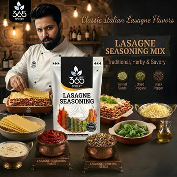 LASAGNE SEASONING | Classic Italian Herb Blend | Premium Quality | Vegan | Gluten-Free | 365 Spicery