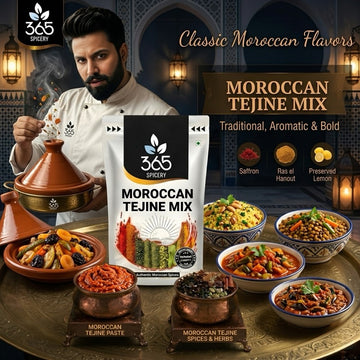 Moroccan Tejine Mix | Aromatic Slow-Cook Blend | Natural Ingredients | Vegan | No Artificial Colours | 365 Spicery