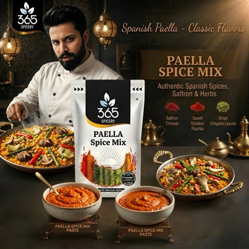 Paella Spice Mix | Authentic Spanish Saffron Blend | Gluten-Free | No MSG | Made in India | 365 Spicery