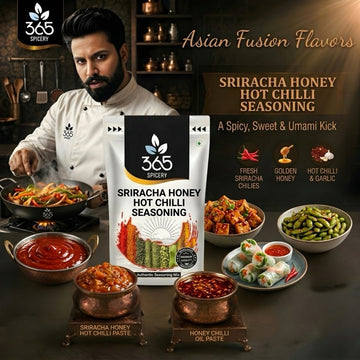 Jain Hot Spicy BBQ Seasoning | No Onion No Garlic | Jain-Friendly | No MSG | Bold Grills & Fries | 365 Spicery