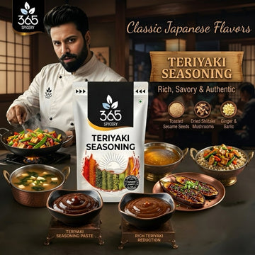 Jain Teriyaki Seasoning | No Onion No Garlic | Jain-Friendly | Asian Stir-fry | No MSG | 365 Spicery