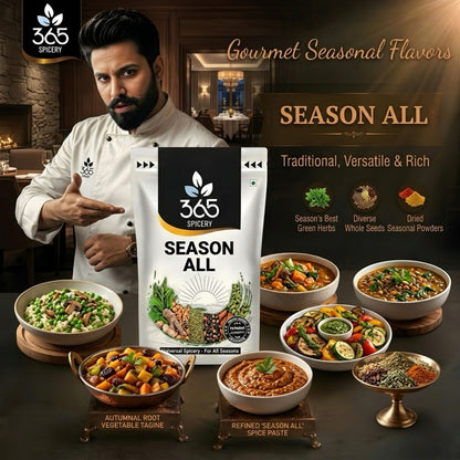Season All | Ultimate Kitchen Essential Spice Mix | Natural Ingredients | No Artificial Colours | 365 Spicery