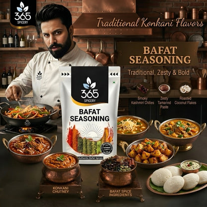 Bafat Seasoning | Traditional Konkani Spice Blend | Natural Ingredients | No Artificial Colours | 365 Spicery
