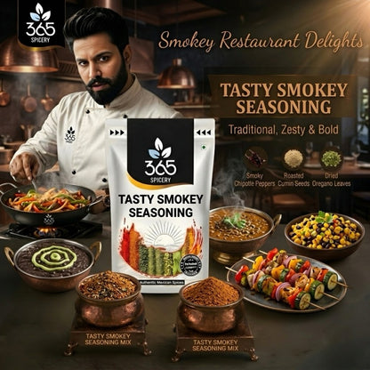 Tasty Smokey Seasoning | Versatile Snack & Potato Sprinkle | Gluten-Free | No MSG | 365 Spicery
