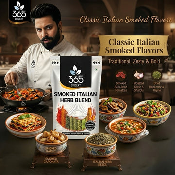 Smoked Italian herb | Aromatic Wood-Fired Blend | No MSG | Premium Quality | 365 Spicery