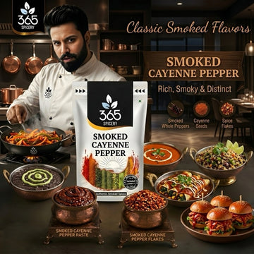 Smoked Cayenne pepper | Intense Heat Grill Spice | No MSG | Premium Quality | 365 Spicery