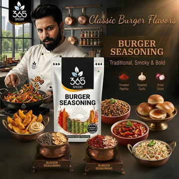 Burger Seasoning | Ultimate Savoury Patty Blend | No Artificial Colours | Vegan | 365 Spicery
