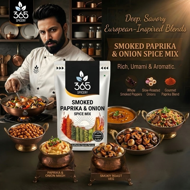 Smoked Paprika & Onion | Deep Savoury Grill Blend | No MSG | Premium Quality | 365 Spicery