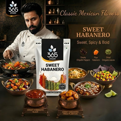 Sweet Habanero | Bold Fruity Heat Seasoning | Natural Ingredients | Gluten-Free | 365 Spicery