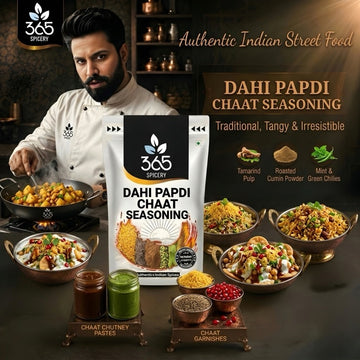 Dahi Papdi Chaat Seasoning | Tangy Indian Street Food Blend | Gluten-Free | No MSG | 365 Spicery