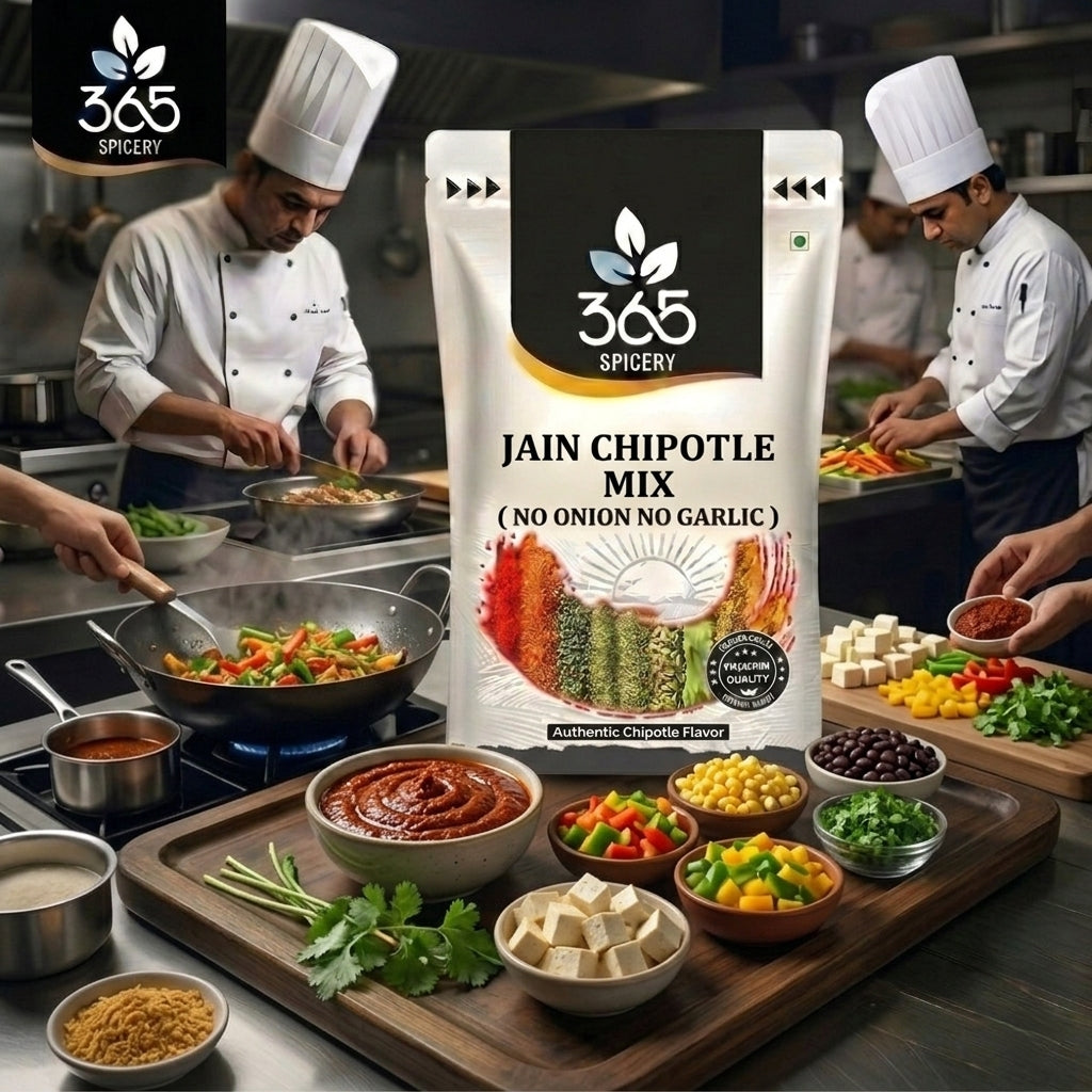 Jain Chipotle Mix | No Onion No Garlic | Smoky Mexican Spice | No Artificial Flavours | 365 Spicery