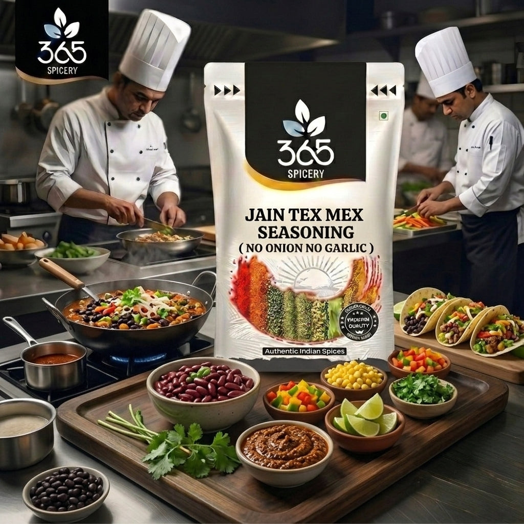 Jain Tex Mex Seasoning | No Onion No Garlic | Bold Taco Spice | Gluten-Free | Natural | 365 Spicery
