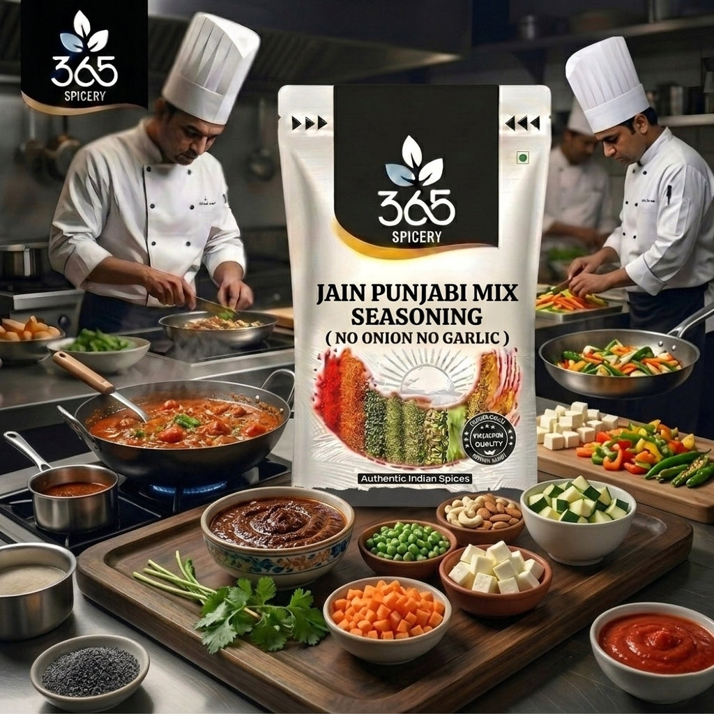 Jain Punjabi Mix Seasoning | No Onion No Garlic | Traditional North Indian Blend | Vegan | 365 Spicery
