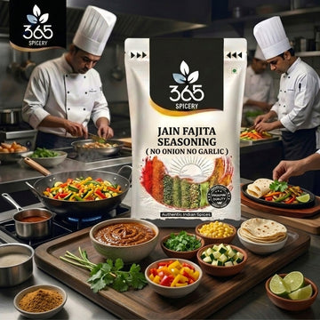 Jain Fajita Seasoning | No Onion No Garlic | Mexican Grill Spice | Gluten-Free | Natural | 365 Spicery