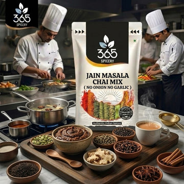 Jain Masala Chai Mix | Authentic Indian Tea Blend | No Artificial Flavours | Premium Quality | 365 Spicery