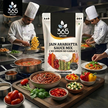 Jain Arabiatta Sauce Mix | No Onion No Garlic | Natural Ingredients | No Artificial Colours | 365 Spicery