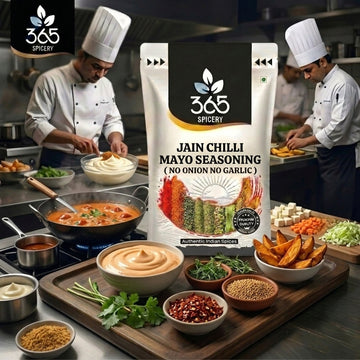Jain Chilli Mayo Seasoning | No Onion No Garlic | Jain-Friendly | No Artificial Colours | Creamy Dip | 365 Spicery