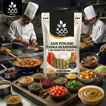 Jain Punjabi Tadka Seasoning | No Onion No Garlic | Jain-Friendly | Authentic Spices | Street Food | 365 Spicery