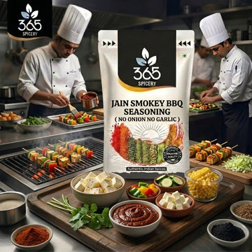 Jain Smokey BBQ Seasoning | No Onion No Garlic | Jain-Friendly | Natural Ingredients | Premium Grills | 365 Spicery