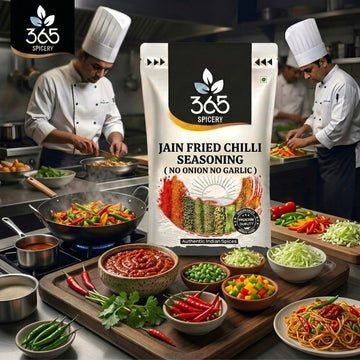 Jain Fried Chilli Seasoning | No Onion No Garlic | Jain-Friendly | No MSG | Premium Street Food | 365 Spicery