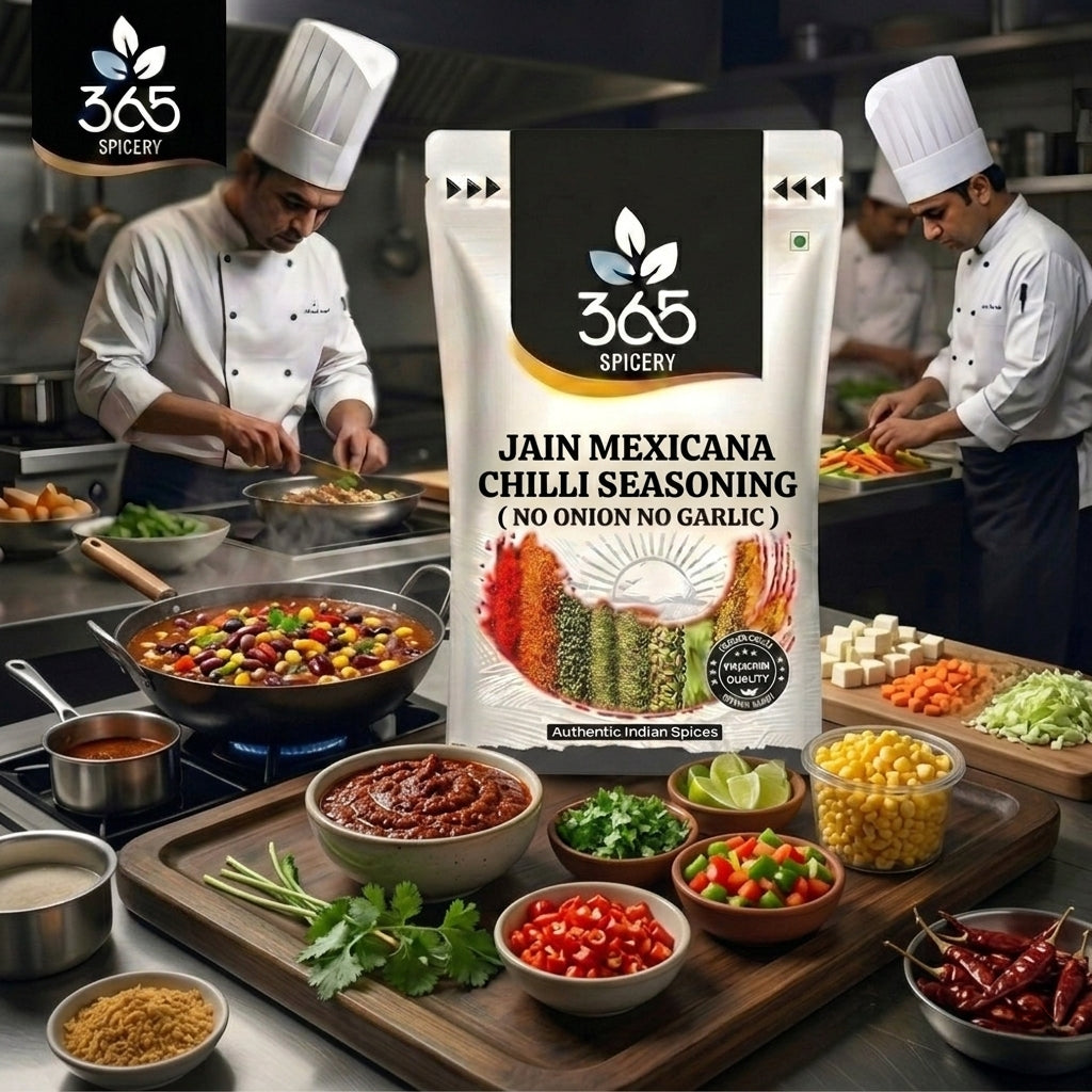 Jain Mexicana Chilli Seasoning | No Onion No Garlic | Jain-Friendly | No MSG | Snack & Nachos | 365 Spicery