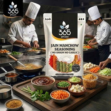 Jain Manchow Seasoning | No Onion No Garlic | Jain-Friendly | No MSG | Premium Street Food Mix | 365 Spicery