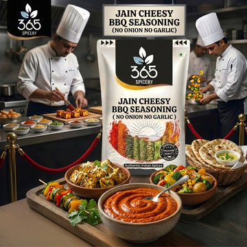 Jain Cheesy BBQ Seasoning | No Onion No Garlic | Jain-Friendly | Natural Ingredients | Premium Rub | 365 Spicery
