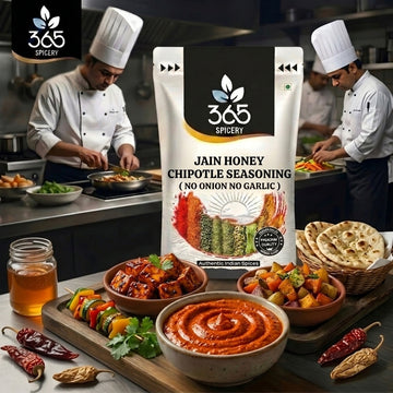 Jain Honey Chipotle Seasoning | No Onion No Garlic | Jain-Friendly | Natural Ingredients | Snack Mix | 365 Spicery