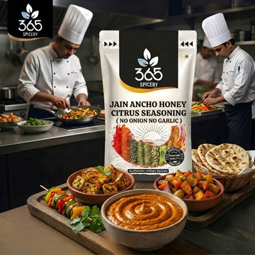 Jain Ancho Honey Citrus Seasoning | No Onion No Garlic | Jain-Friendly | No MSG | Premium Grill Rub | 365 Spicery
