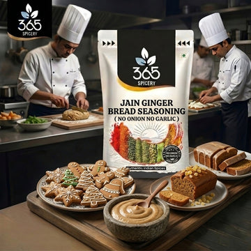 Jain Ginger Bread Seasoning | No Onion No Garlic | Jain-Friendly | Natural Ingredients | For Desserts | 365 Spicery