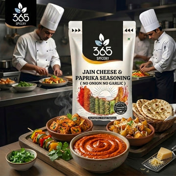 Jain Cheese & Paprika Seasoning | No Onion No Garlic | Jain-Friendly | Natural Ingredients | For Fries | 365 Spicery