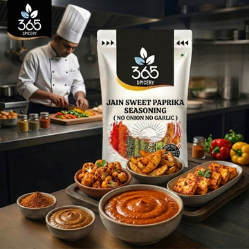 Jain Sweet Paprika Seasoning | No Onion No Garlic | Jain-Friendly | Natural Ingredients | For Fries | 365 Spicery