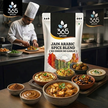 Jain Arabic Spice Blend | No Onion No Garlic | Jain-Friendly | Traditional Middle Eastern | 365 Spicery