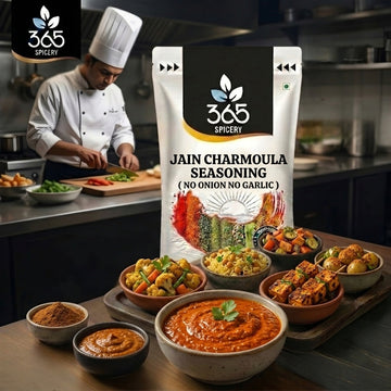 Jain Charmoula Seasoning | No Onion No Garlic | Jain-Friendly | North African Herb Mix | 365 Spicery