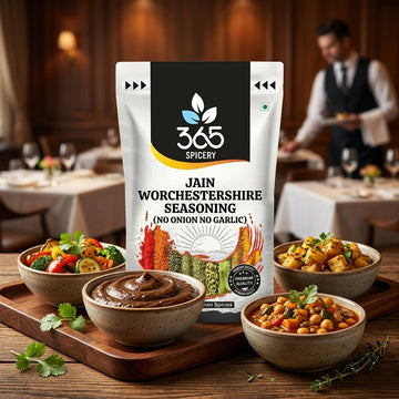 Jain Worchestershire Seasoning | No Onion No Garlic | Jain-Friendly | No Artificial Flavours | 365 Spicery