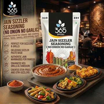 Jain Tandoori Seasoning | No Onion No Garlic | Jain-Friendly | No Artificial Flavours | For Tandoor | 365 Spicery