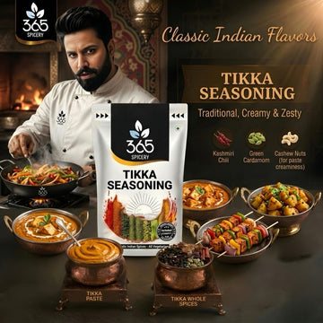 Tikka Seasoning | Classic Indian Spice Mix for Grills | Vegan | No Artificial Colours | 365 Spicery