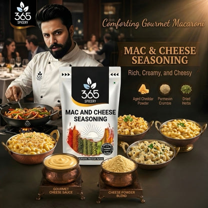 MAC AND CHEESE SEASONING | Rich Creamy Pasta Spice | No MSG | Gluten-Free | 365 Spicery