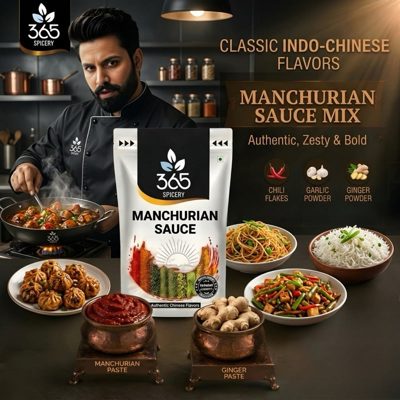 MANCHURIAN SAUCE | Authentic Indo-Chinese Flavor Base | Vegan | No Artificial Flavours | 365 Spicery