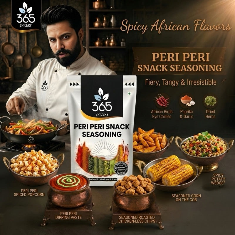 Spicy Popcorn Mix | Bold Chilli Snack Seasoning | Natural Ingredients | No Artificial Colours | 365 Spicery