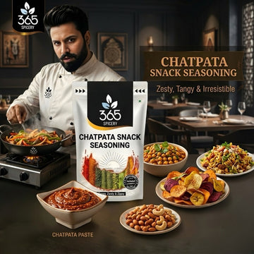 CHATPATA SNACK SEASONING | Zesty & Spicy Street Flavor | Natural Ingredients | 365 Spicery