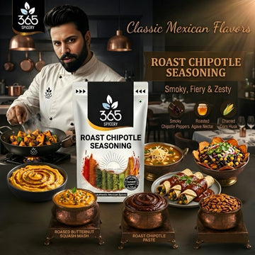 ROAST CHIPOTLE SEASONING | Smokey Gourmet Spice for Snacks | No Artificial Colours | 365 Spicery