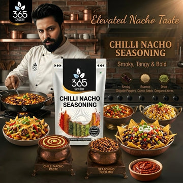 CHILLI NACHO SEASONING | Spicy Cheese Snack Dust | Gluten-Free | No Artificial Colours | 365 Spicery