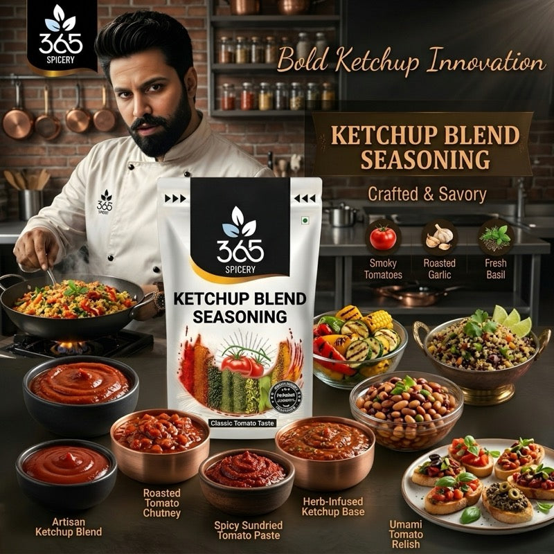 KETCHUP BLEND SEASONING | Sweet Tomato Fry Sprinkle | Vegan | No MSG | Premium Quality | 365 Spicery
